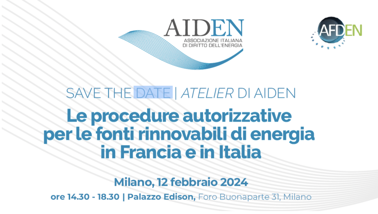 Le procedure autorizzative per le fonti rinnovabili di energia in Francia e in Italia